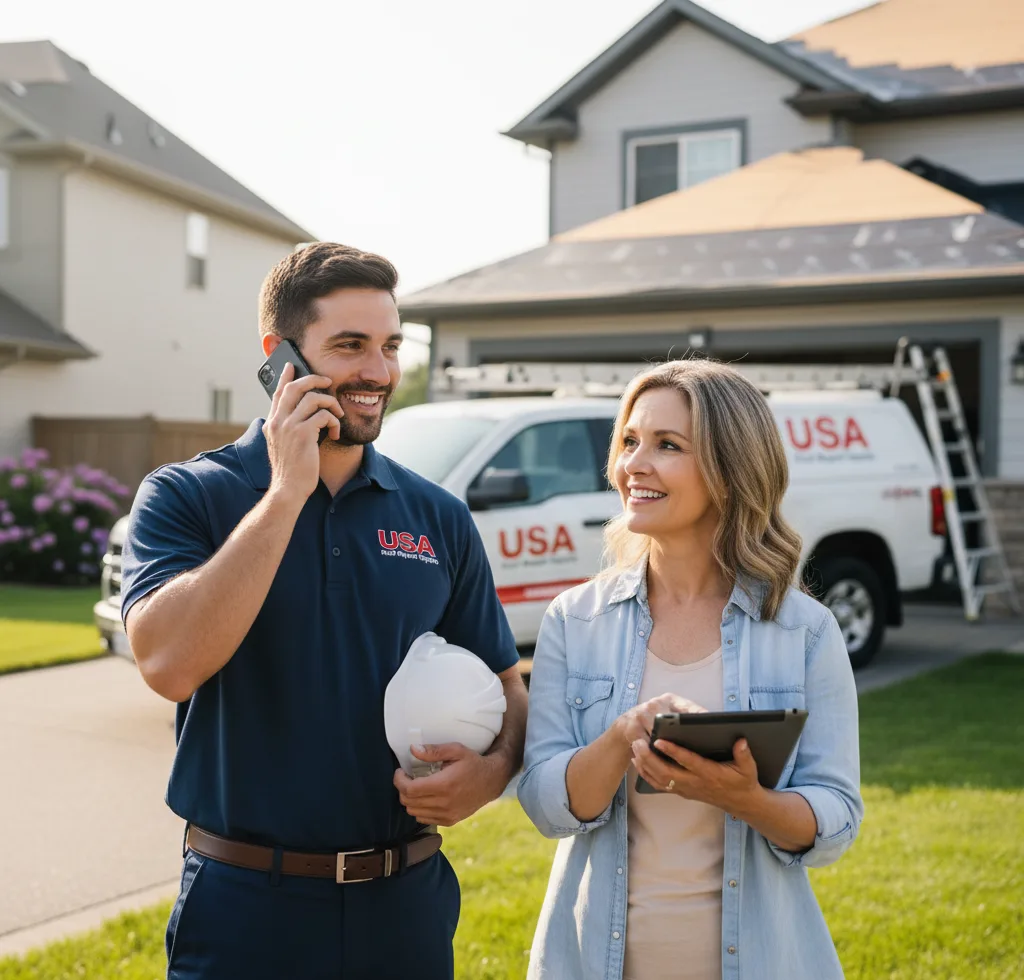 USA Roof Repair Experts customer support in Lowell